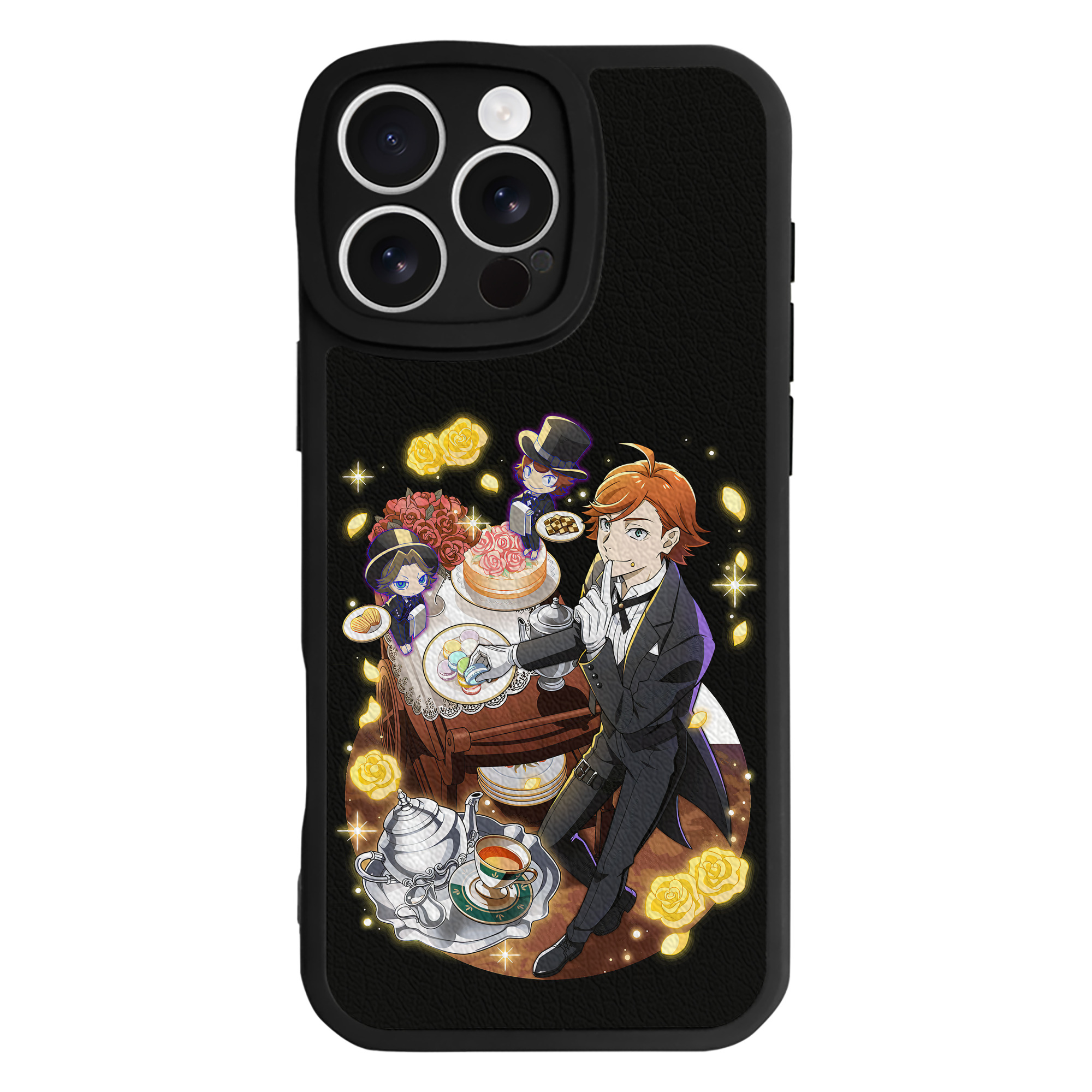 （画像用） 文豪ストレイドッグス Bungo Stray Dogs 【iPhone 16シリーズ対応】シリコンスマホケース（レザー調） 材質：シリコン